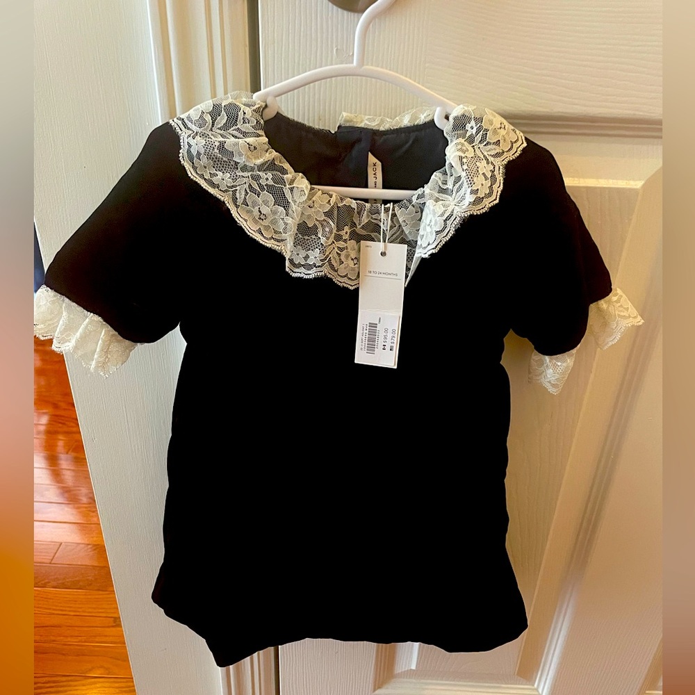 Janie & Jack Toddler Velvet Dress NWT